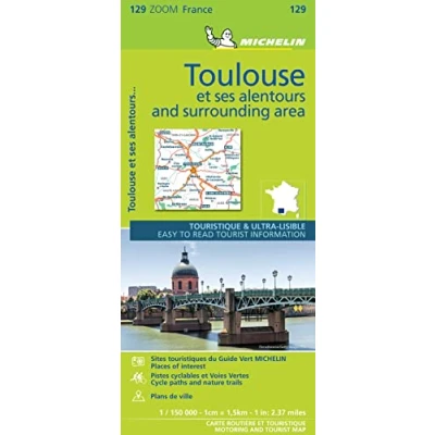 Abbildung von Toulouse &amp; surrounding areas Zoom Map 129: (Michelin Maps)