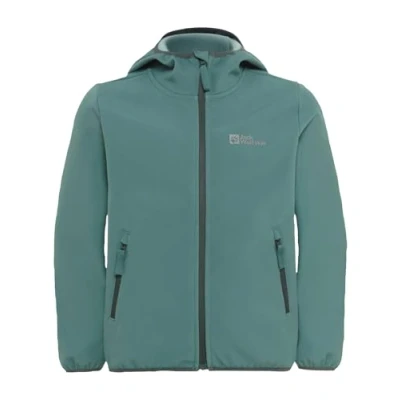 Abbildung von Jack Wolfskin Fourwinds KIDS Unisex Softshelljacke für Kinder, Größe: 92, Jade green