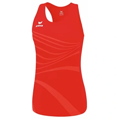 Abbildung von Erima Running Singlets Racing Singlet Top, Damen, Größe: 34, Rot