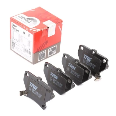 Abbildung von TRW COTEC GDB3243 Bremsbelagsatz mit akustischer Verschleißwarnung TOYOTA: Yaris Verso, Corolla IX Hatchback, I Hatchback