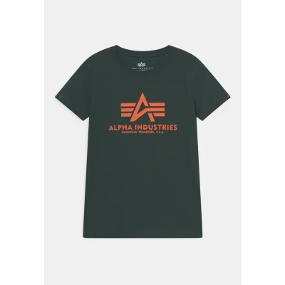 Abbildung von Alpha Industries Tshirt print für Kinder, Größe: 140, Dark petrol