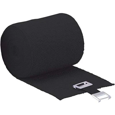 Abbildung von Höga Lastic Color, schwarz, 8 cm x 5 m gedehnt, dauerelastische Idealbinde, 1er Pack (1 0.047 kg)
