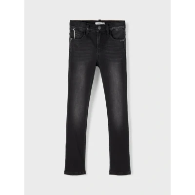 Abbildung von Name it Nkmtheo PANT Jeans Skinny Fit für Kinder, Größe: 152, Black denim