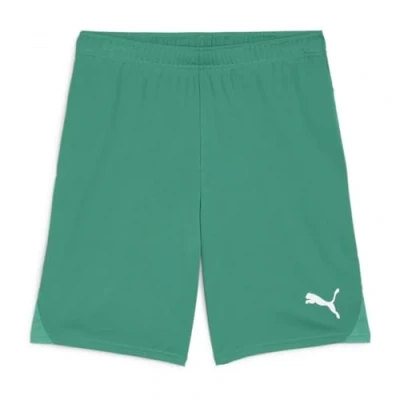 Abbildung von Puma Teamgoal kurze Sporthose für Kinder, Größe: 116, Gruenweiss