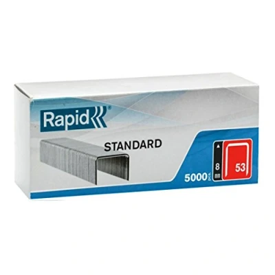 Abbildung von Rapid 40108658 Heftklammern 53/8mm Standard, verzinkt, 5000 Stück
