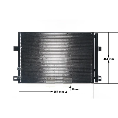 Abbildung von MAHLE ORIGINAL AC 885 000S Klimakondensator mit Trockner 16 13,7 638