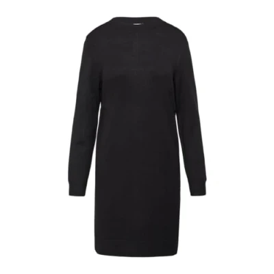 Abbildung von s.Oliver MIT Crewneck UND Pintucks Strickkleid, Damen, Größe: 42, Schwarz
