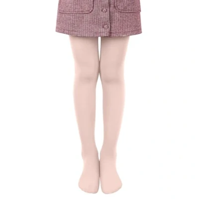 Abbildung von L&amp;K II Ballett Strumpfhose Mädchen Tanzstrumpfhose Feinstrumpfhose Mikrofaser Farbig 27251 Apricot 146 152
