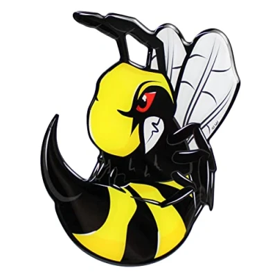 Abbildung von BIKE label Aufkleber Auto Motorrad Motoroller Tankpad Bad Hornet böse Wespe X502706VA