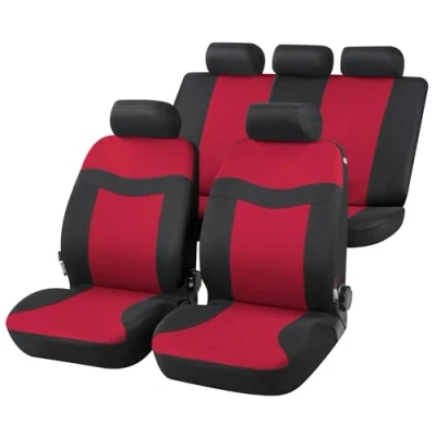 Abbildung von WALSER Rockford 13415 Sitzschonbezug Rot Polyester vorne und hinten VOLKSWAGEN: Polo V Hatchback, IV Golf Alltrack 7 kfzteile, mister