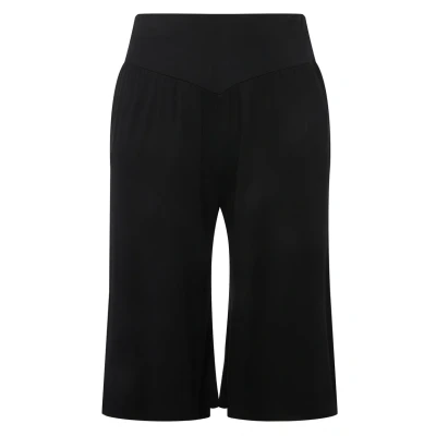 Abbildung von Ulla Popken Bermuda Shorts, Damen, Größe: 50/52, Black