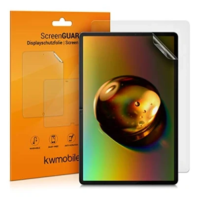 Abbildung von kwmobile 2X Tablet Schutzfolie kompatibel mit Samsung Galaxy Tab S7 Plus/Tab FE Folie Full Screen Protector Displayfolie entspiegelt