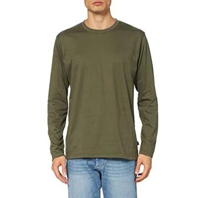 Abbildung von Trigema Herren Langarmshirt aus 100% Baumwolle