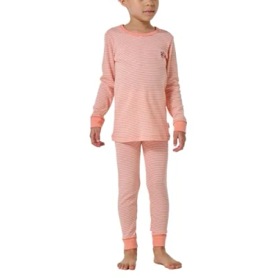 Abbildung von Schiesser Natural LOVE Nachtwäsche Set für Kinder, Größe: 92, Apricot
