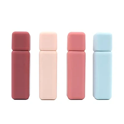 Abbildung von Namvo 4Pcs Leere Lipgloss Tubes Behälter DIY Kunststoff Lippenbalsam mit Kappe für Make Up Kosmetik Reise Alltag