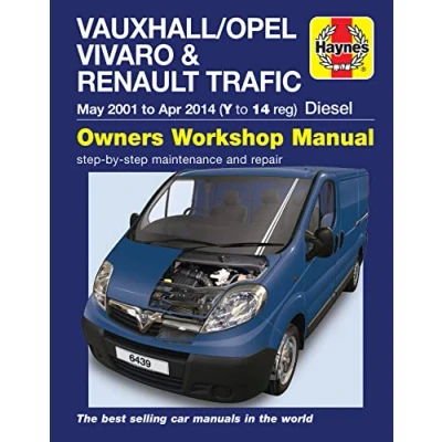 Abbildung von Vauxhall/Opel Vivaro &amp; Renault Trafic Diesel (May &#039;01 to Apr &#039;14 (Y 14 reg)