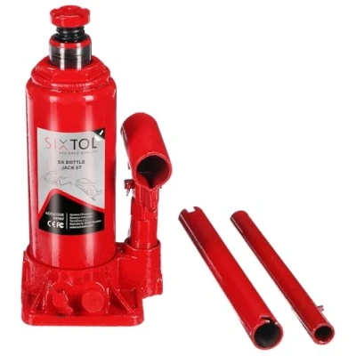 Abbildung von SIXTOL SX Bottle Jack 6T Hydraulischer Flaschen Wagenheber, 6 t, Stempelwagenheber, Kompakt Wagenheber