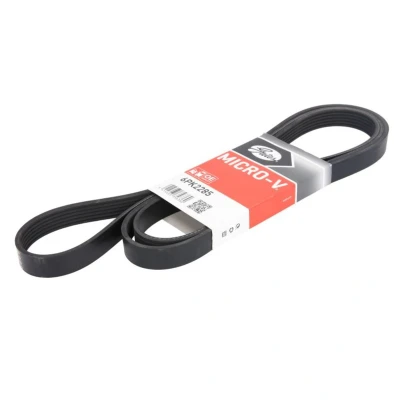 Abbildung von GATES Micro V 6PK2285 Keilrippenriemen 2285 6 Polyester, EPDM (Ethylen Propylen Dien Kautschuk) MAZDA: Hatchback, CX 7, Estate