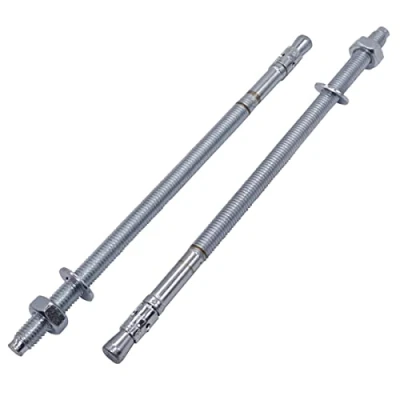 Abbildung von (2 Stück) Keilanker M10x230mm, Metalldübel, Durchgangsbolzen Mauerwerk Befestigung, Beton Spreizanker (2, M10x230mm)