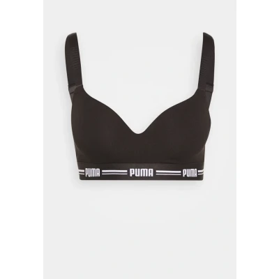 Abbildung von Puma Women SOFT Padded BRA Tshirt BH, Damen, Größe: 80A, Black