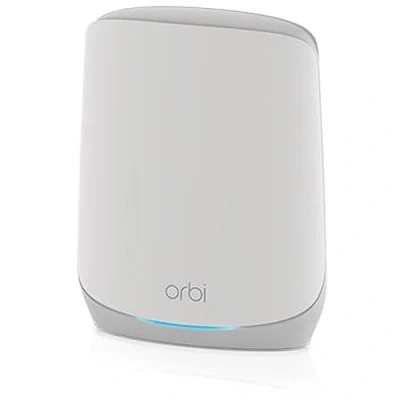Abbildung von NETGEAR Orbi RBS760 WiFi 6 Mesh WLAN Satellit (zusätzliche 175 m² Abdeckung, 5.400 MBit/s Geschwindigkeit, 11AX Tri Band Repeater kompatibel mit RBK76x WiFi6 Systemen)