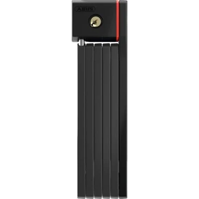 Abbildung von ABUS Faltschloss Bordo uGrip 5700 ST mit Schlosstasche Fahrradschloss 5 mm starken Stäben Sicherheitslevel 7 80 cm Schwarz