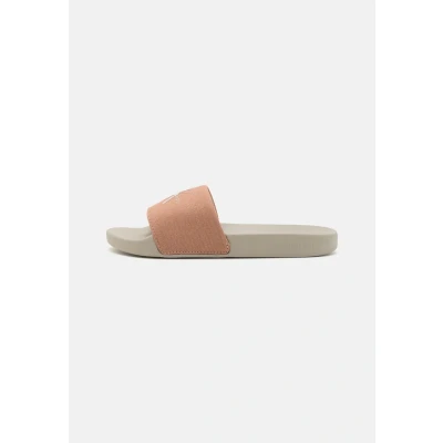 Abbildung von Calvin Klein Jeans Slide Monogram Pantolette flach, Damen, Größe: 40, Tuscany/eggshell Schuhe