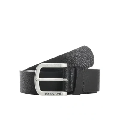 Abbildung von Jack &amp; Jones Jacharry Embossed Gürtel, Herren, Größe: 80, Black