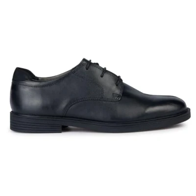 Abbildung von Geox J Zheeno Schnürer für Kinder, Größe: 35, Black Schuhe
