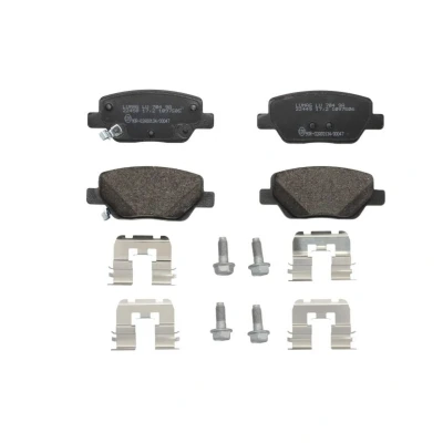 Abbildung von BRECK 22449 00 704 Bremsbelagsatz mit akustischer Verschleißwarnung Bremssattelschrauben Zubehör FIAT: Tipo Estate, Hatchback