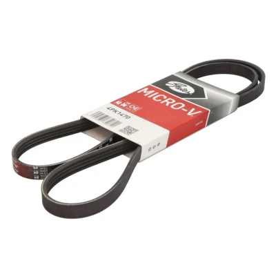 Abbildung von GATES Micro V 4PK1470 Keilrippenriemen 1470 4 Polyester, EPDM (Ethylen Propylen Dien Kautschuk) DAIHATSU: Sirion II