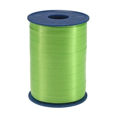 Abbildung von C.E. PATTBERG Geschenkband apfelgrün, 250 Meter Ringelband 10 mm zum Basteln, Dekorieren &amp; Verpacken von Geschenken zu jedem Anlass