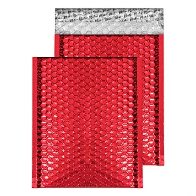 Abbildung von Blake Purely Packaging MBR250 Luftpolsterversandtasche Haftklebung Festliches Rot C5+ 250 x 180 mm 100 Stück