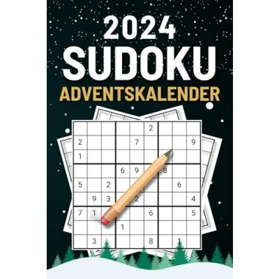 Abbildung von Sudoku Adventskalender 2024: Rätsel für Erwachsene von leicht bis schwer