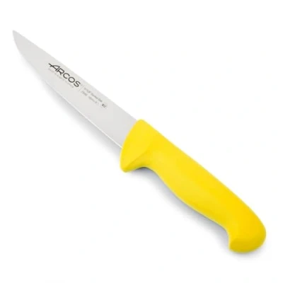 Abbildung von Arcos Serie 2900 Metzgermesser Steakmesser Klinge Nitrum Edelstahl 160 mm HandGriff Polypropylen Farbe Gelb