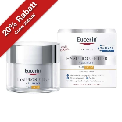 Abbildung von Eucerin Anti Age Hyaluron Filler Tag LSF 30