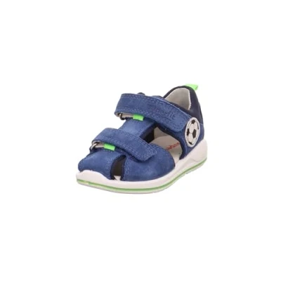 Abbildung von Superfit Boomerang Riemensandalette für Kinder, Größe: 28, Blau/hellgrün Schuhe