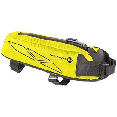 Abbildung von M WAVE Unisex Erwachsene Rough Ride Top Fahrrad Oberrohrtasche neongelb, ca. 7x8,5x29 cm