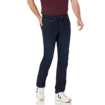 Abbildung von Amazon Essentials Herren Slim Fit Jeans, Blau Überfärben, 40W / 32L