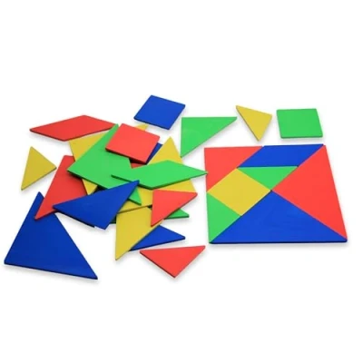 Abbildung von WISSNER® aktiv lernen Tangram Satz 28 Teile RE Plastic, 15 x 10 2 cmn