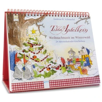 Abbildung von Tilda Apfelkern. Weihnachtszeit im Winterwald: 24 Adventskalender Geschichten. Ein zum Aufstellen. Ab 3 Jahren