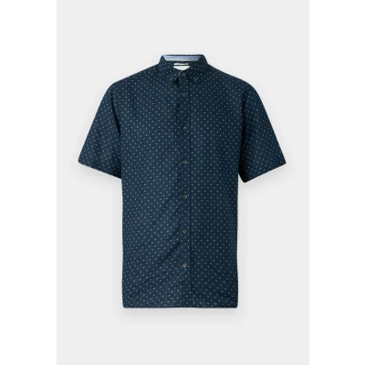 Abbildung von TOM Tailor Printed Hemd, Herren, Größe: Small, Navy