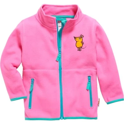 Abbildung von Playshoes Unisex Kinder Fleece Jacke Outdoor Oberteil, pink Die Maus, 80