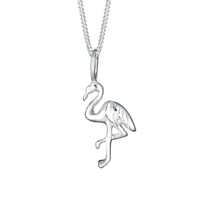 Abbildung von Elli Flamingotropika Halskette, Damen, Größe: 45, Silber