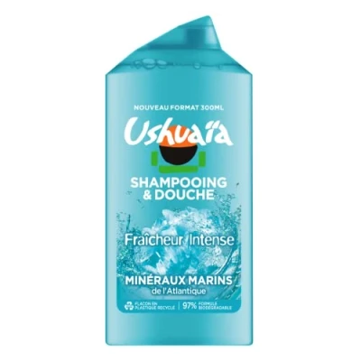 Abbildung von Ushuaïa Herren Dusch Shampoo, Mineralien, Meeresmineralien, 300 ml