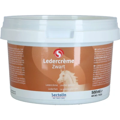 Abbildung von Sectolin Ledercreme Schwarz 500ml