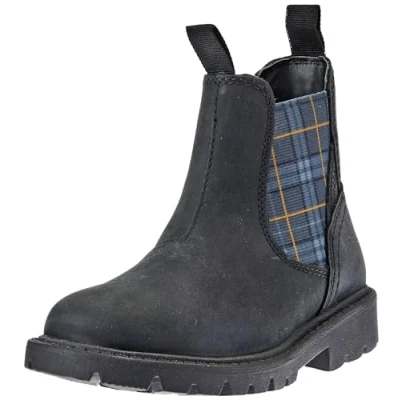 Abbildung von Geox Herren J SHAYLAX Boy Ankle Boot, BLACK/DK YELLOW, 37 EU