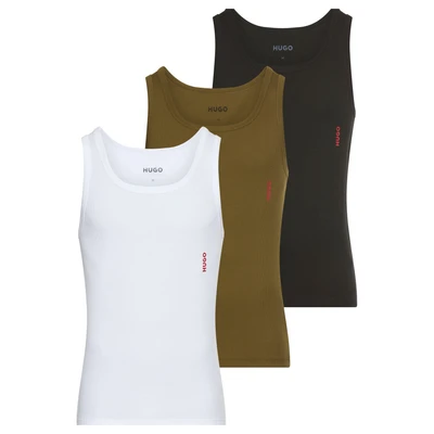 Abbildung von HUGO TANK 3 PACK Unterhemd/shirt, Herren, Größe: Large, Open miscellaneous