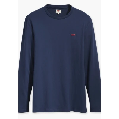 Abbildung von Levi&#039;s Original TEE Langarmshirt, Herren, Größe: Small, Dress blues