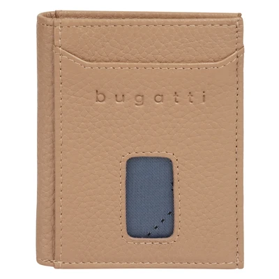 Abbildung von Bugatti Secure Slim Mini Börse beige #REF! Geldbörse